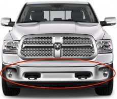 Bumpers + Mistlampen 2013-2018 RAM