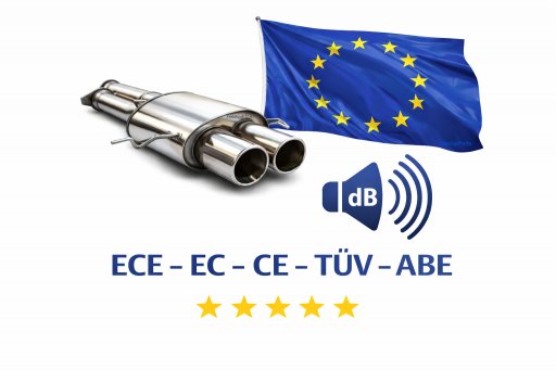 EU-goedgekeurde uitlaat