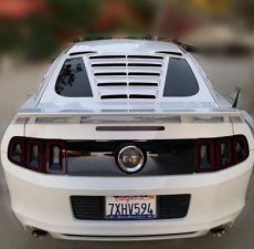 Ford Mustang S197 Louver Glassskinz TEKNO1 10-14 Mustang Louver TEKNO 1