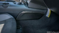 '15-'17 Mustang Middenconsole Knie Pad SET Carbon