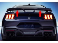 24+ Mustang Spoiler Flap Dark Horse