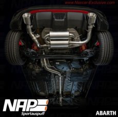 Abarth 595 Uitlaat Klepgestuurd - ECE - 103/118/121kW