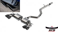 VW Golf MK8 R ZWART Uitlaat Borla