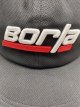 BORLA Cap Black Hat Pet Borla Zwart Geborduurd