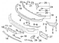 Voorbumper Ford F-150 21+