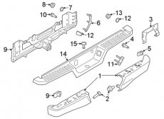 Achterbumper Ford F-150 21+