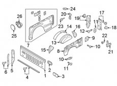 Spatbord Achteraan Ford F-150 21+