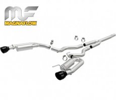 Ford Mustang S650 Magnaflow EcoBoost Dual 24+ Ford Mustang EcoBoost Magnaflow Uitlaat DUBBEL