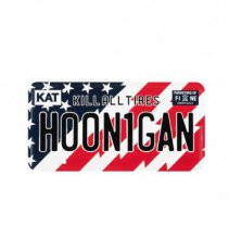 Hoonigan License Plate US Hoonigan Nummerplaat VS