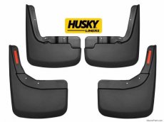 HUL-58266 Chevy Chevrolet Silverado Spatlappen VOORAAN+ACHTERAAN Husky Liners CREW 2019-2025