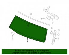 Hummer H2 Voorruit 2002-2010 Hummer H2 Voorruit 2002-2010