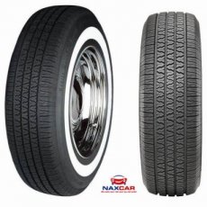 165/80R15 87T Kontio WhitePaw 40mm – Radiaalband met Witte Flank