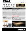 LEDBKITPIAALEH140E400K H8 H9 H11 H16 Lampen Set LED 4000K Neutraal Wit PIAA