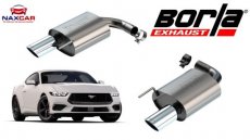 Ford Mustang EcoBoost Uitlaat - Borla Axle-Back S-Type (RVS) | 2024+