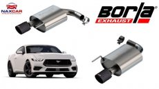 Ford Mustang EcoBoost Uitlaat - Borla Axle-Back S-Type (Carbon) | 2024+