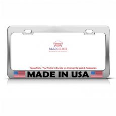 Nummerplaathouder USA Chrome Made In the USA Nummerplaathouder USA Chrome Made In the USA