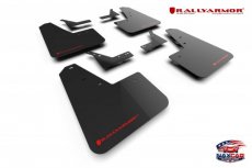 Rally Armor MF128-UR-BLK-RD Dodge Ram TRX Spatlappen RallyArmor Zwarte Spatlappen Rally Armor Zwart+ROOD Logo