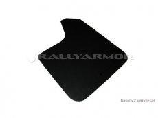 RallyArmor MF12-BAS-BLK RallyArmor Universele Basic Spatlappen Set ZWART Logo
