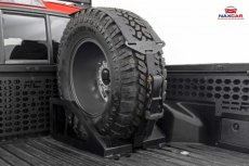 RAM TRX Bed Tire Carrier RAM TRX Bandendrager in bed