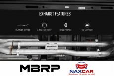 MBRP S5155304 Ram TRX Uitlaat Bypass MBRP