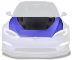 Tesla Model S Plaid HOOD Vorsteiner VRS  20+ Model S PLAID Motorkap VRS Carbon 2020+