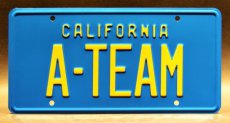 The A-Team Fan Nummerplaat