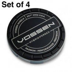 Vossen CAP-BSC-LG-HF-SB Centercap Vossen Satin Black Hybrid Forged HF LARGE 74mm ALU SET