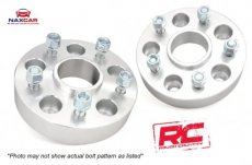 Wheel Spacers 5x114,3 of 38mm Aluminum Silver RC Spoorverbreders 5x114.3 - 38mm Aluminum Silver RC