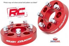 Wheel Spacers 8x170 of 50,8mm Aluminum Red RC Spoorverbreders 8x170 - 50,8mm Aluminum Rood RC